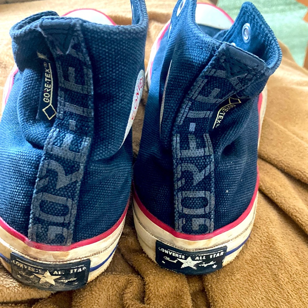 Converse Gortex sneakers.
